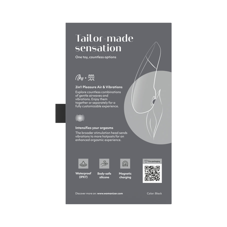 Womanizer Enhance Vibrant Clitoral Stimulator with Pleasure Air Technology
