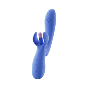 Fortexa App-Controlled Kinky Finger Flapping Dual Rabbit Style Clit and G Spot Stimulator