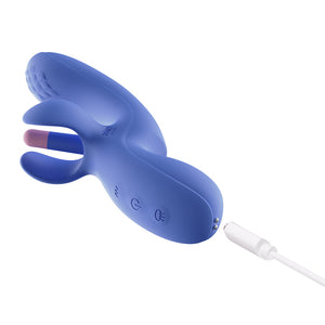 Fortexa App-Controlled Kinky Finger Flapping Dual Rabbit Style Clit and G Spot Stimulator