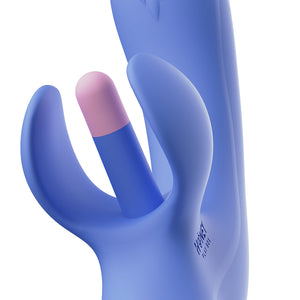 Fortexa App-Controlled Kinky Finger Flapping Dual Rabbit Style Clit and G Spot Stimulator