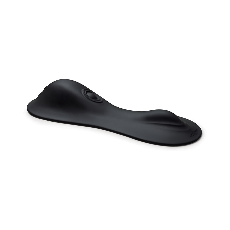 Cowgirl Rodeo Rumbler Grinding Vibrating Tapping Rechargeable Silicone Dildo Black