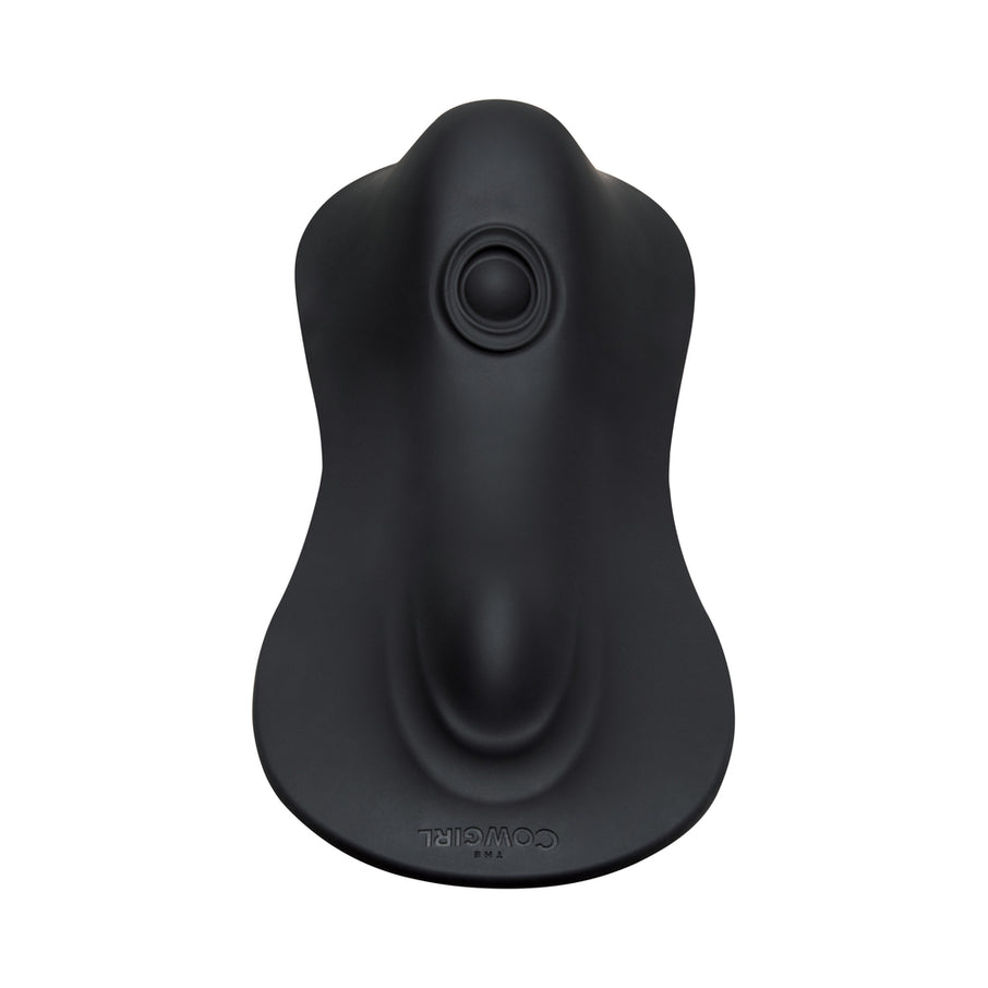 Cowgirl Rodeo Rumbler Grinding Vibrating Tapping Rechargeable Silicone Dildo Black