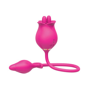 The Royale Dual Clitoris and G Spot Massager Silicone Rechargeable Vibrator Pink