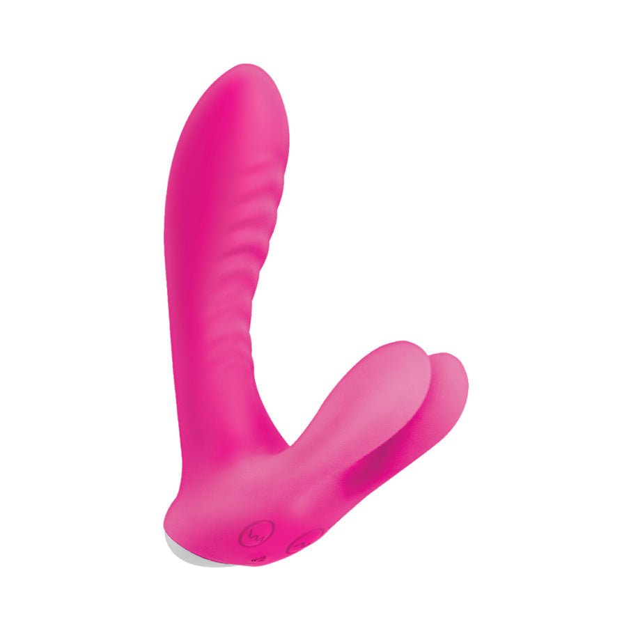 The Royal Bunny Heat Rechargeable Silicone Warming G-Spot Vibrator Pink