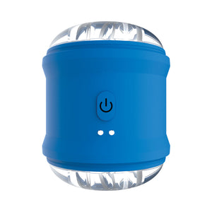 The Royal Male 2 Motor Vibrating Oral Sex Aid Stroker Cylinder Blue