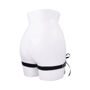 Sportsheets Sex & Mischief Laced Up Garters Black