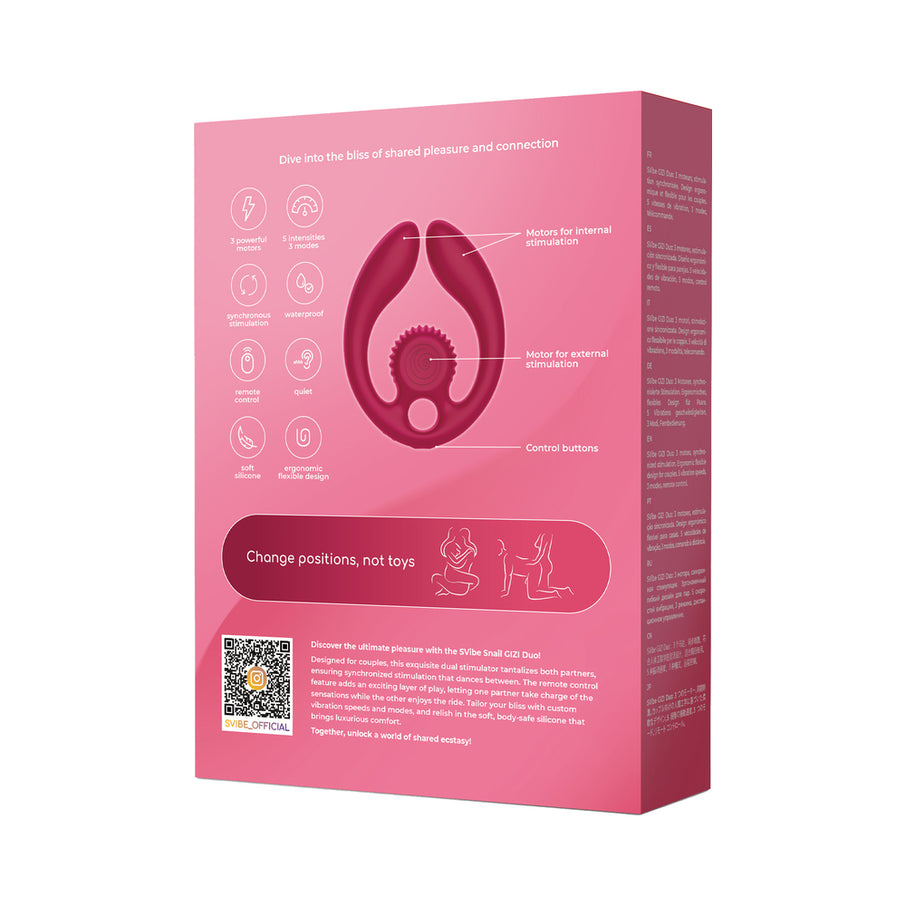 Snail Vibe GIZI Duo Couples Stimulator