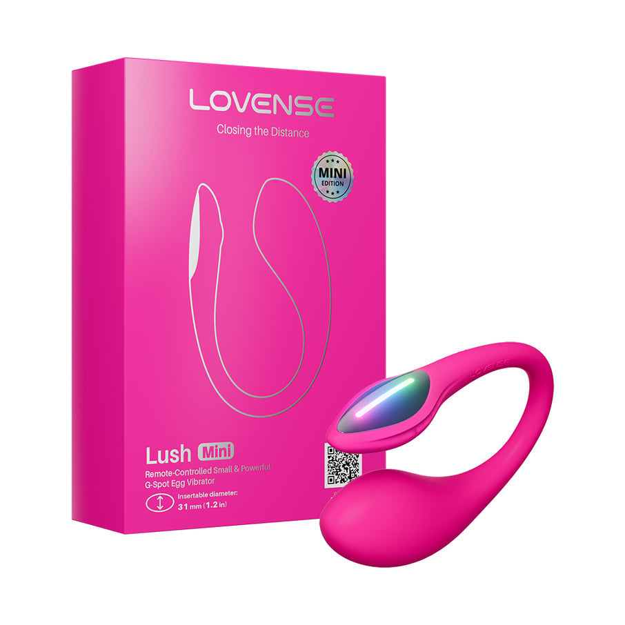 Lovense Lush Mini Sound Activated Multi Speed App Enabled G Spot Vibrator