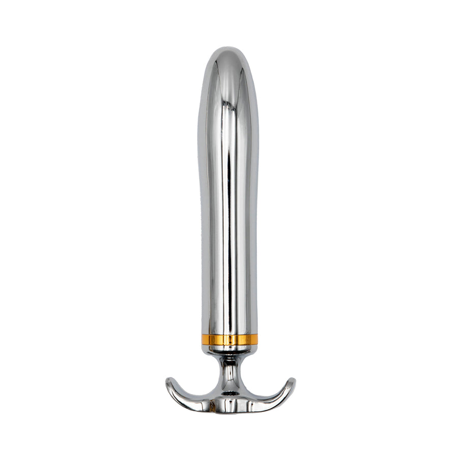 Fly Me To The Moon Metal Vibrator with Ergonomic Safety Handle