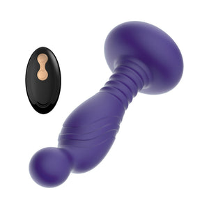 The Royal P-Spot Pleasure Remote Contol Silicone Prostate Stimulator Purple