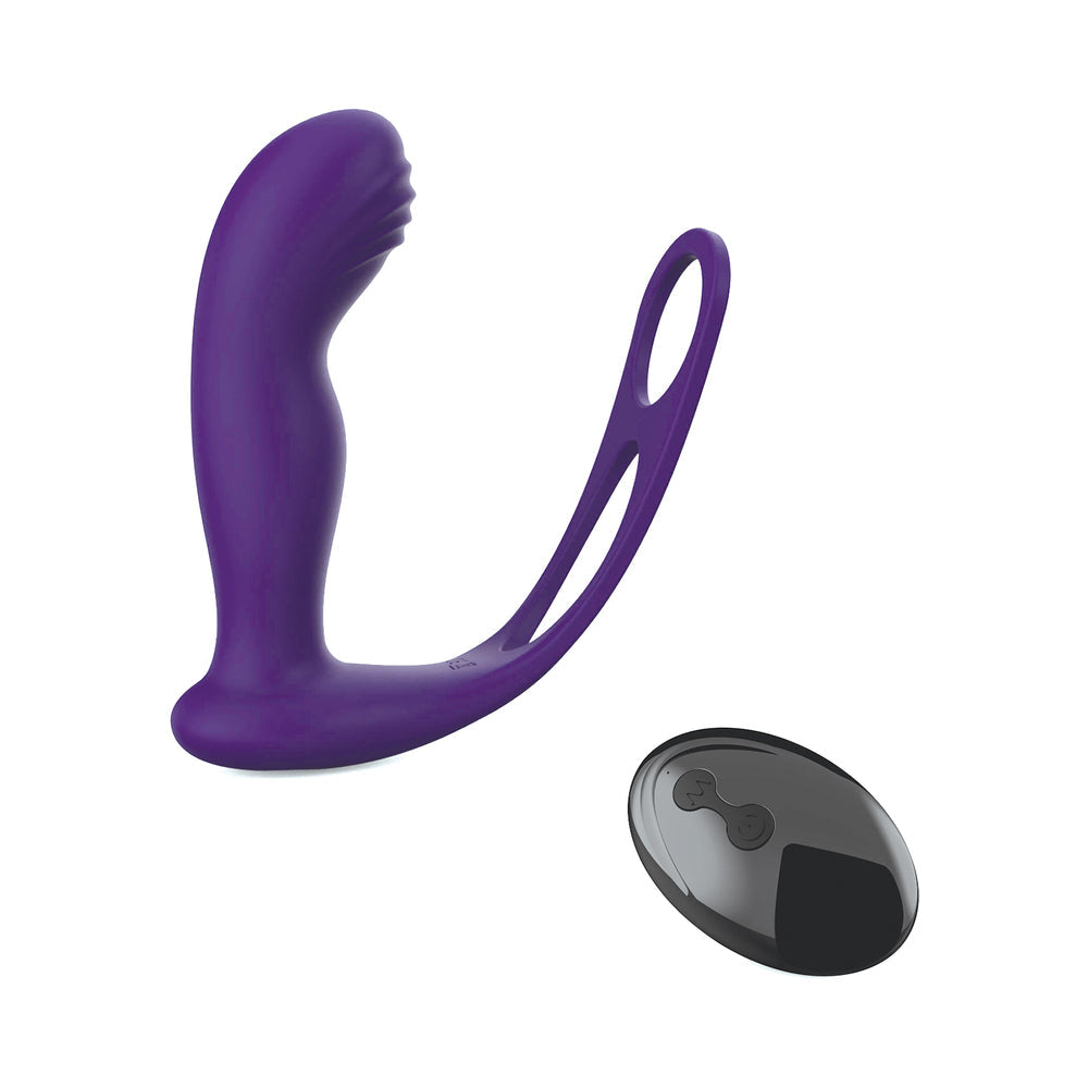 The Royal P-Spot Massager Rechargeable Silicone Prostate Stimulator Purple