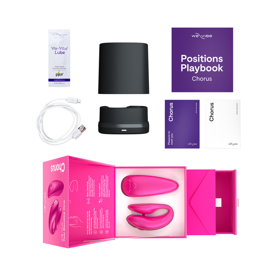 We-Vibe Chorus Couples 10 Function Remote Control Vibrator with AnkorLink Technology