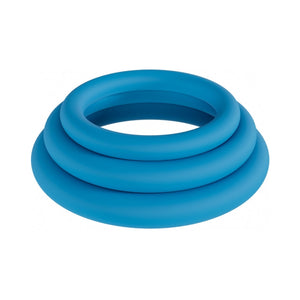 LEVELZ Classic Silicone Cock Ring Set of 3 (L/XL/XXL)