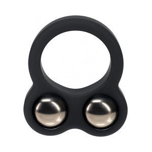 LEVELZ Liquid Silicone Double Weighted Ball Penis Ring