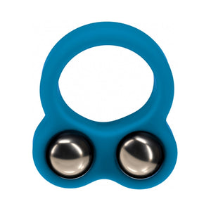 LEVELZ Liquid Silicone Double Weighted Ball Penis Ring