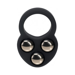 LEVELZ Liquid Silicone Triple Weighted Ball Penis Ring