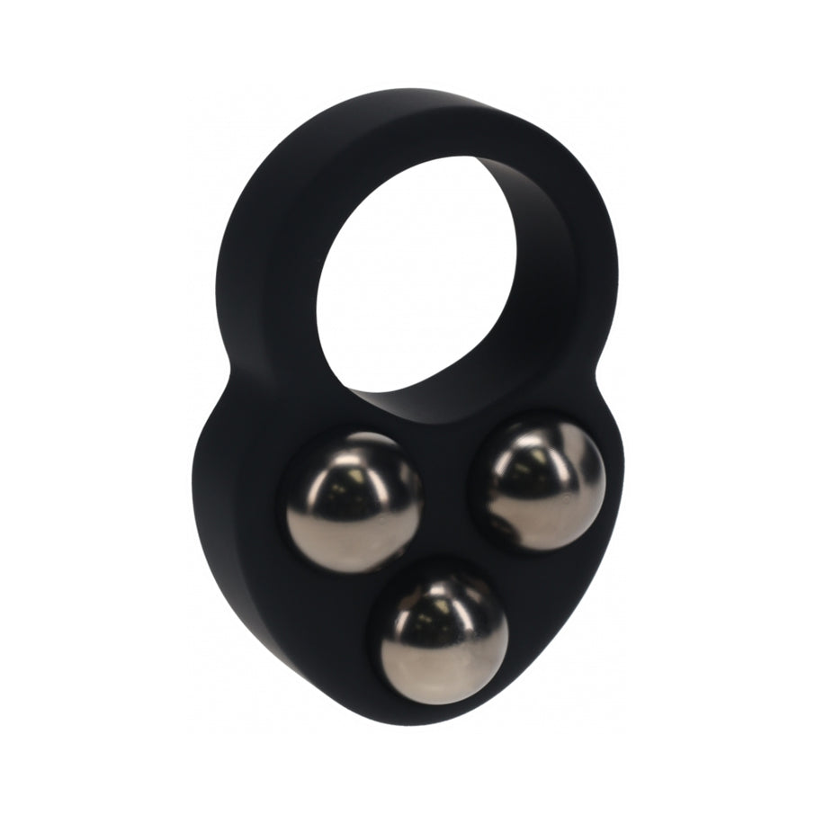 LEVELZ Liquid Silicone Triple Weighted Ball Penis Ring