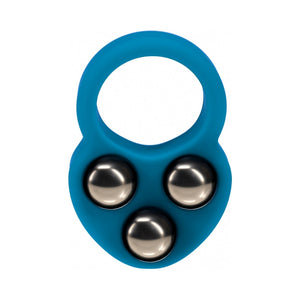 LEVELZ Liquid Silicone Triple Weighted Ball Penis Ring