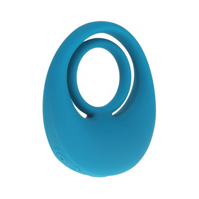 LEVELZ Vibrating Liquid Silicone 10 Mode Penis & Ball Ring