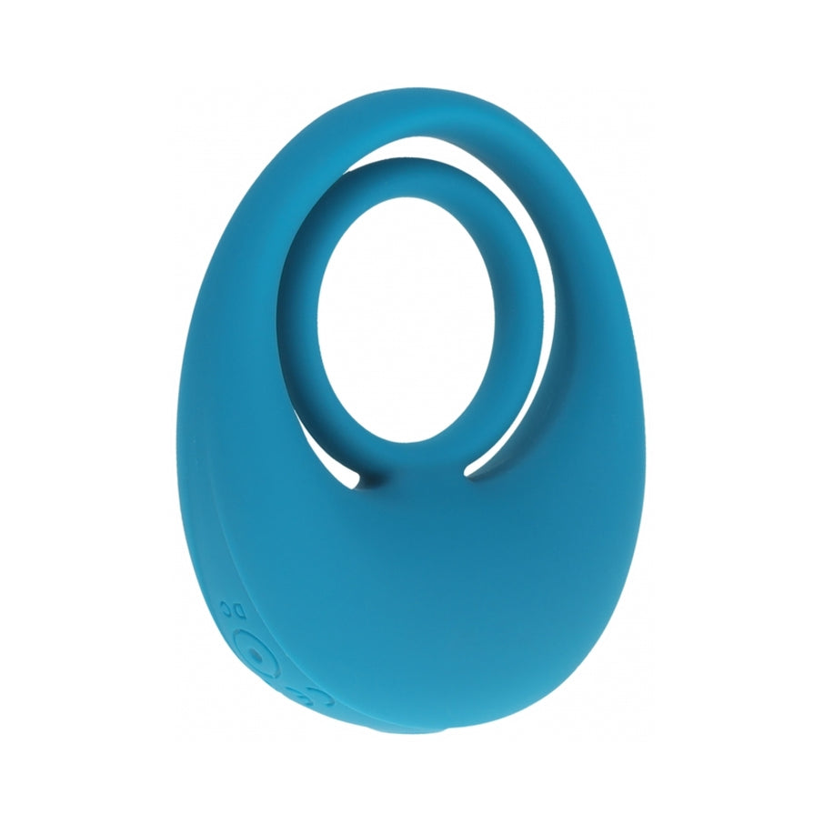 LEVELZ Vibrating Liquid Silicone 10 Mode Penis & Ball Ring