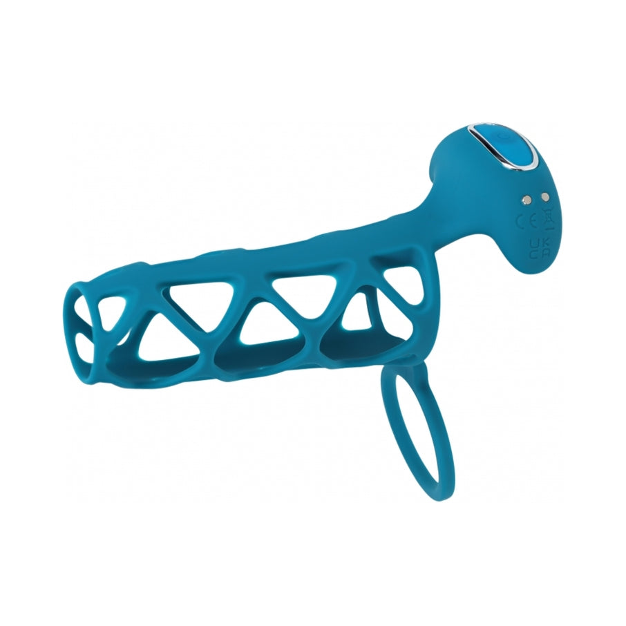 LEVELZ Vibrating Cage Silicone Penis Sleeve & Ball Ring