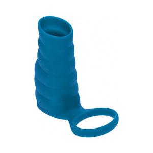 LEVELZ Vibrating Ribbed Silicone Penis Sleeve & Ball Ring