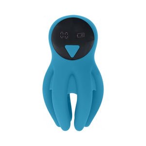 LEVELZ Digital Vibrating Silicone Penis Head Stimulator with Tentacles