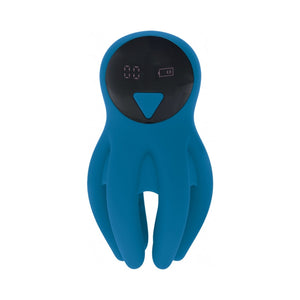 LEVELZ Digital Vibrating Silicone Penis Head Stimulator with Tentacles