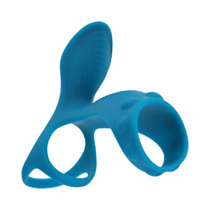 LEVELZ Vibrating Silicone Penis & Ball Ring with Shaft Loop