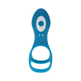 LEVELZ Vibrating Silicone Penis & Ball Ring with Shaft Loop