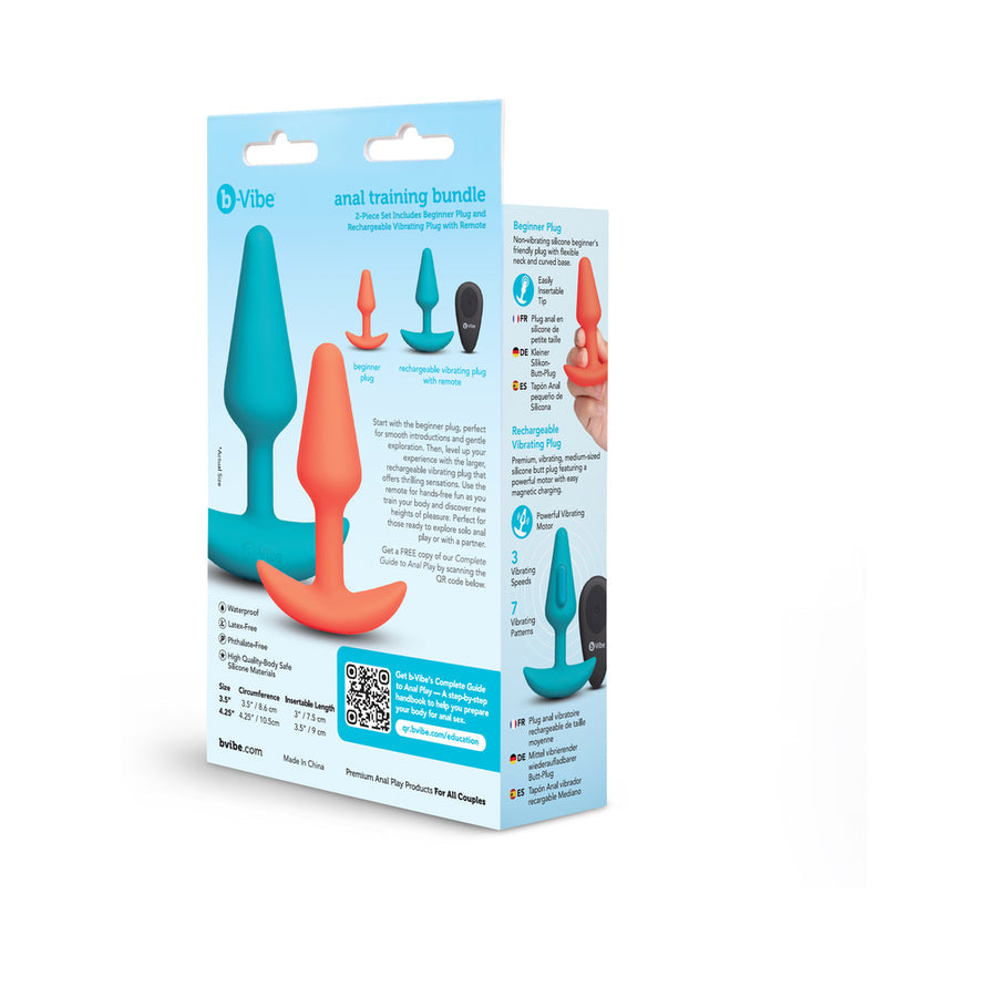 b-Vibe Butties Anal Training 2-Piece Set