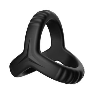 Forto F-59 Tri Penis & Ball Ring Black