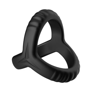 Forto F-59 Tri Penis & Ball Ring Black