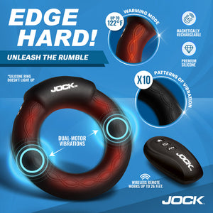 JOCK Rumbler 1.8 in Vibrating & Warming Penis Ring