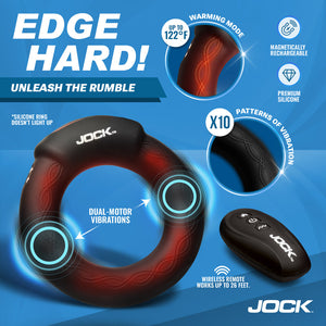 JOCK Rumbler 2 in Vibrating & Warming Penis Ring