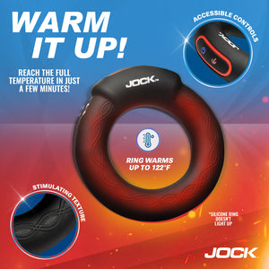 JOCK Rumbler 2 in Vibrating & Warming Penis Ring