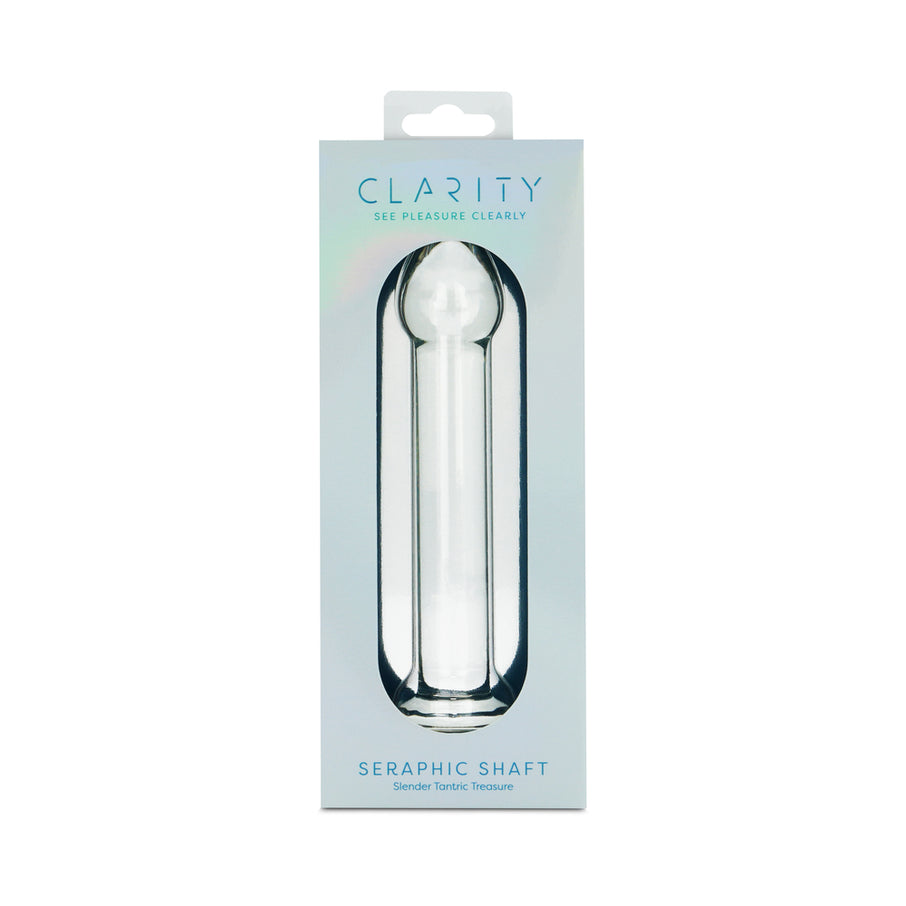 Clarity Seraphic Shaft 6.6 In Glass Dildo