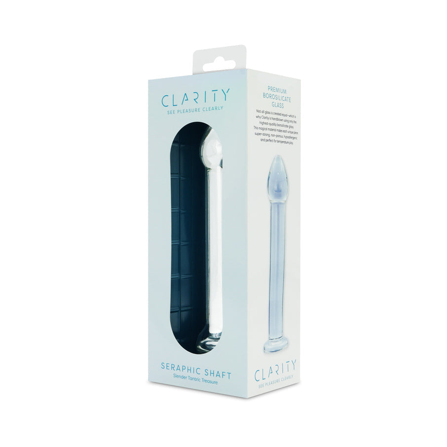Clarity Seraphic Shaft 6.6 In Glass Dildo