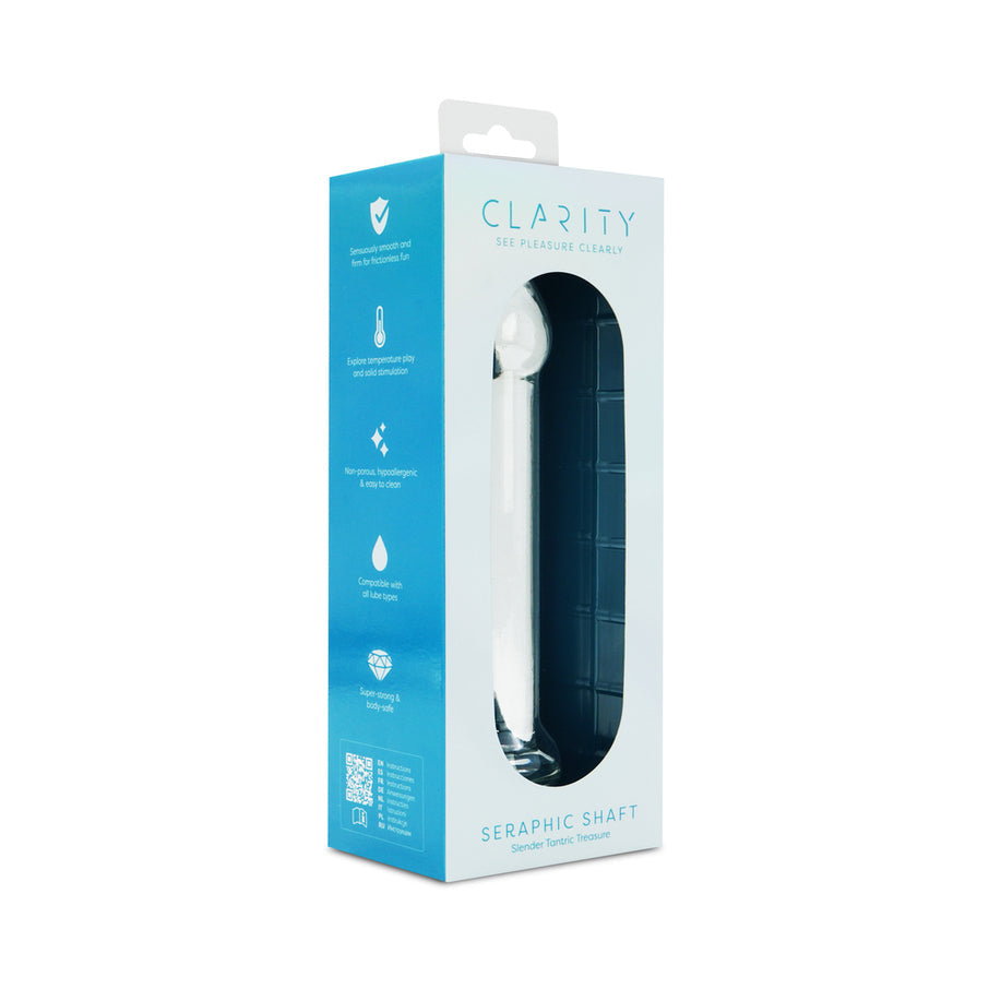 Clarity Seraphic Shaft 6.6 In Glass Dildo