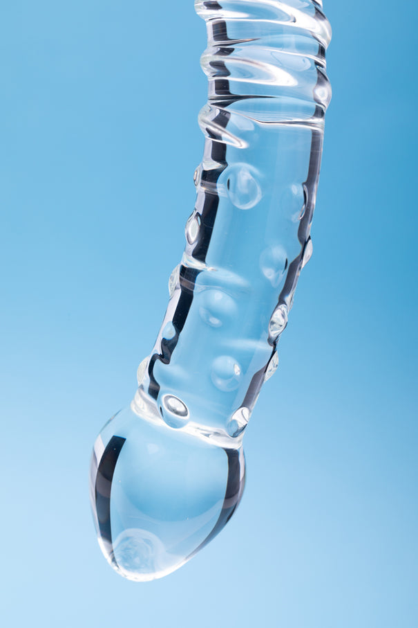 Clarity Celestial Bliss 5.9 In Double Ended Glass Dildo