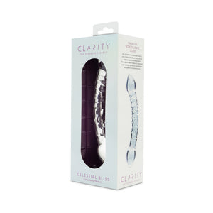 Clarity Celestial Bliss 5.9 In Double Ended Glass Dildo