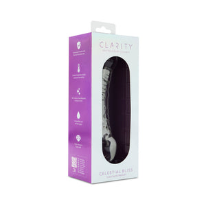 Clarity Celestial Bliss 5.9 In Double Ended Glass Dildo