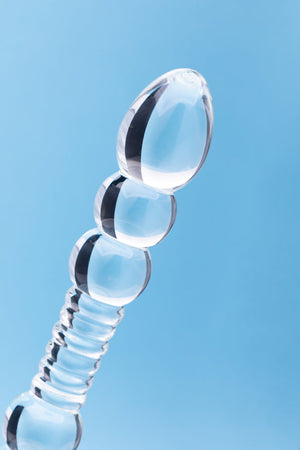 Clarity Elysian Serenade 7.5 In Elongated Glass Dildo