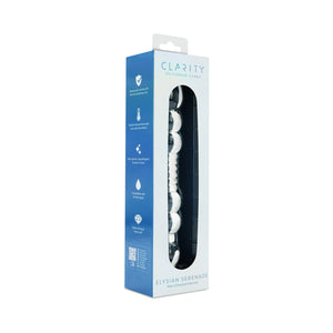 Clarity Elysian Serenade 7.5 In Elongated Glass Dildo