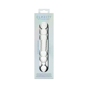 Clarity Elysian Serenade 7.5 In Elongated Glass Dildo