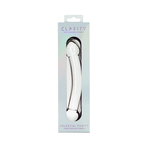 Clarity Celestial Purity 6.6 In Double Ended Glass Dildo