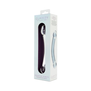 Clarity Celestial Purity 6.6 In Double Ended Glass Dildo