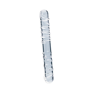 Clarity Elysian Sensation Glass 7.1 In Double Ended Dildo