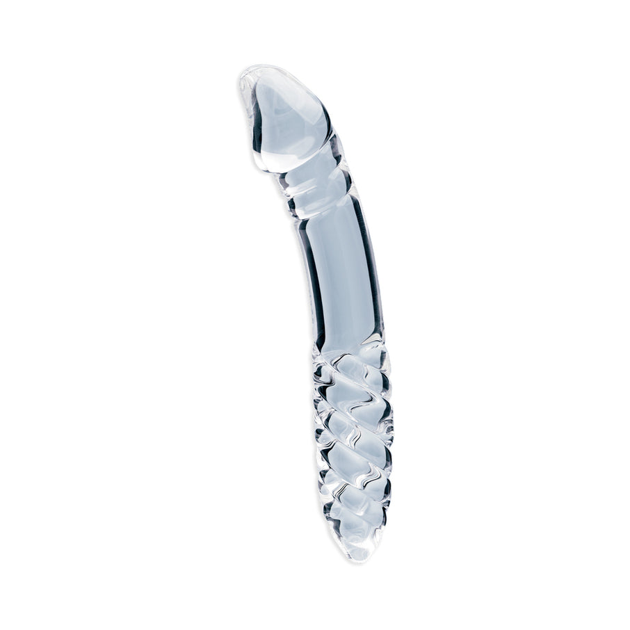 Clarity Celestial Desire 7.4 In Double Ended Glass Dildo
