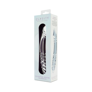 Clarity Celestial Desire 7.4 In Double Ended Glass Dildo